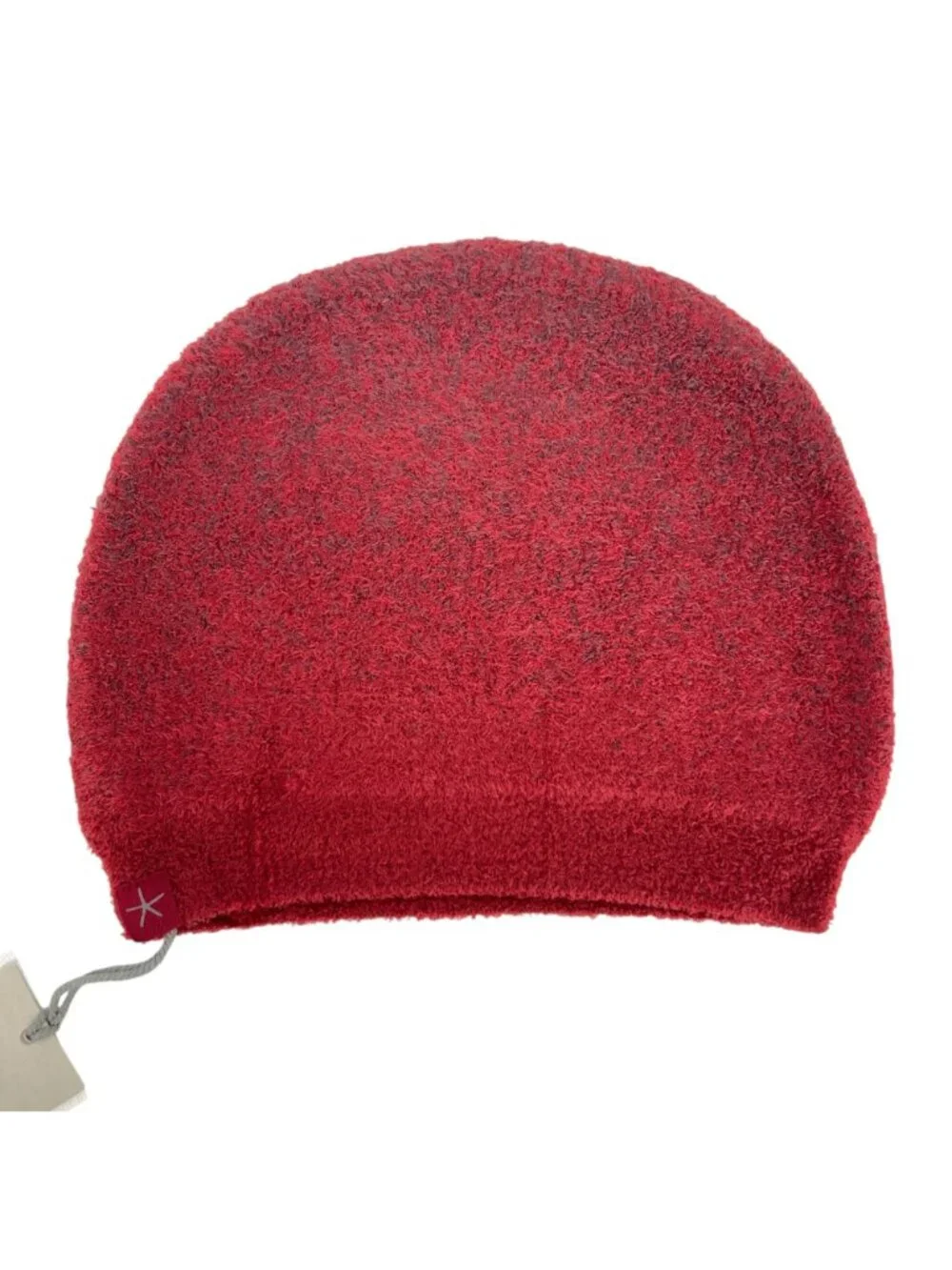 Barefoot Dreams CozyChic Confetti Beanie Hat Crimson Red NWT